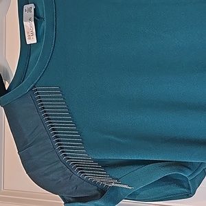 NWOT Green Blouse. Small